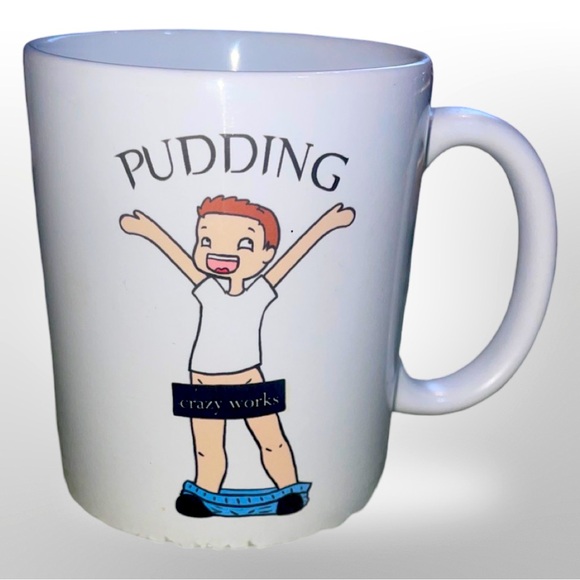 Supernatural Coffee Mug Dean Winchester PUDDING ‘Crazy Works’ - Picture 1 of 5